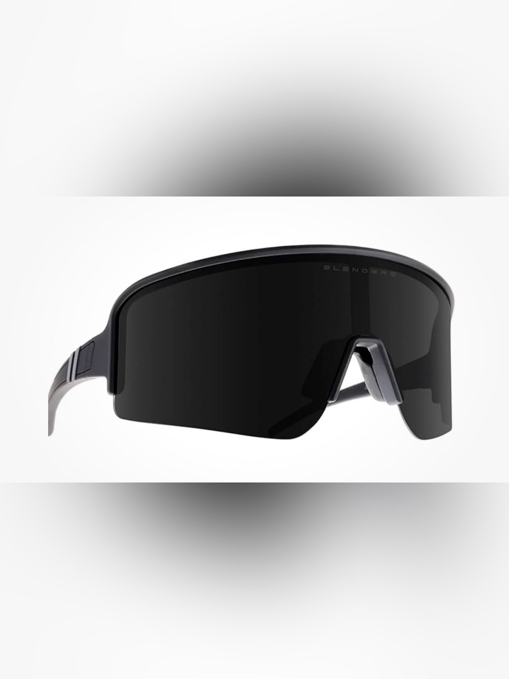 Blenders Wrap around Polarized Black Sunglasses